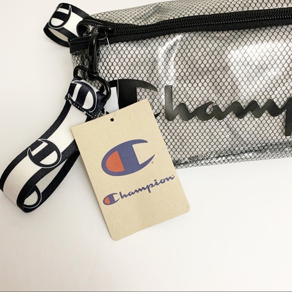 ❤️SOLD❤️ Champion Fanny Waist Pack Script Clear - Picture 2 of 8